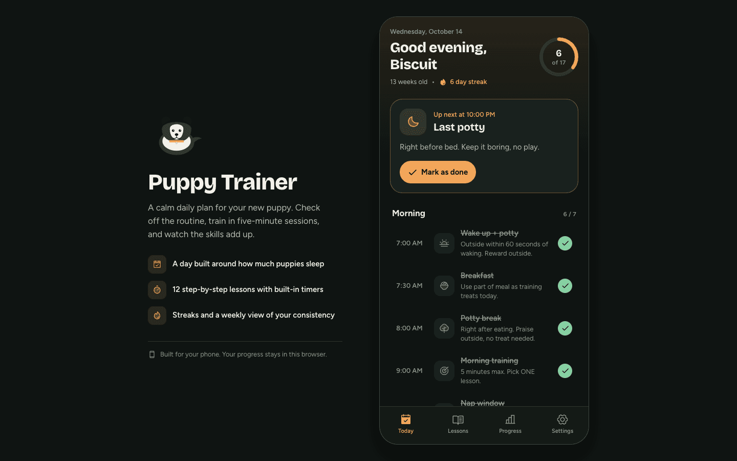 Puppy Trainer live screenshot